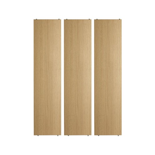 String - String System Shelves Set Of 3 78x20cm  - oak/natural/WxHxD 78x2x20cm