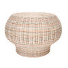 Gervasoni - Bolla Beistelltisch / Ottomane - rattan/Größe 1/Ø60cm