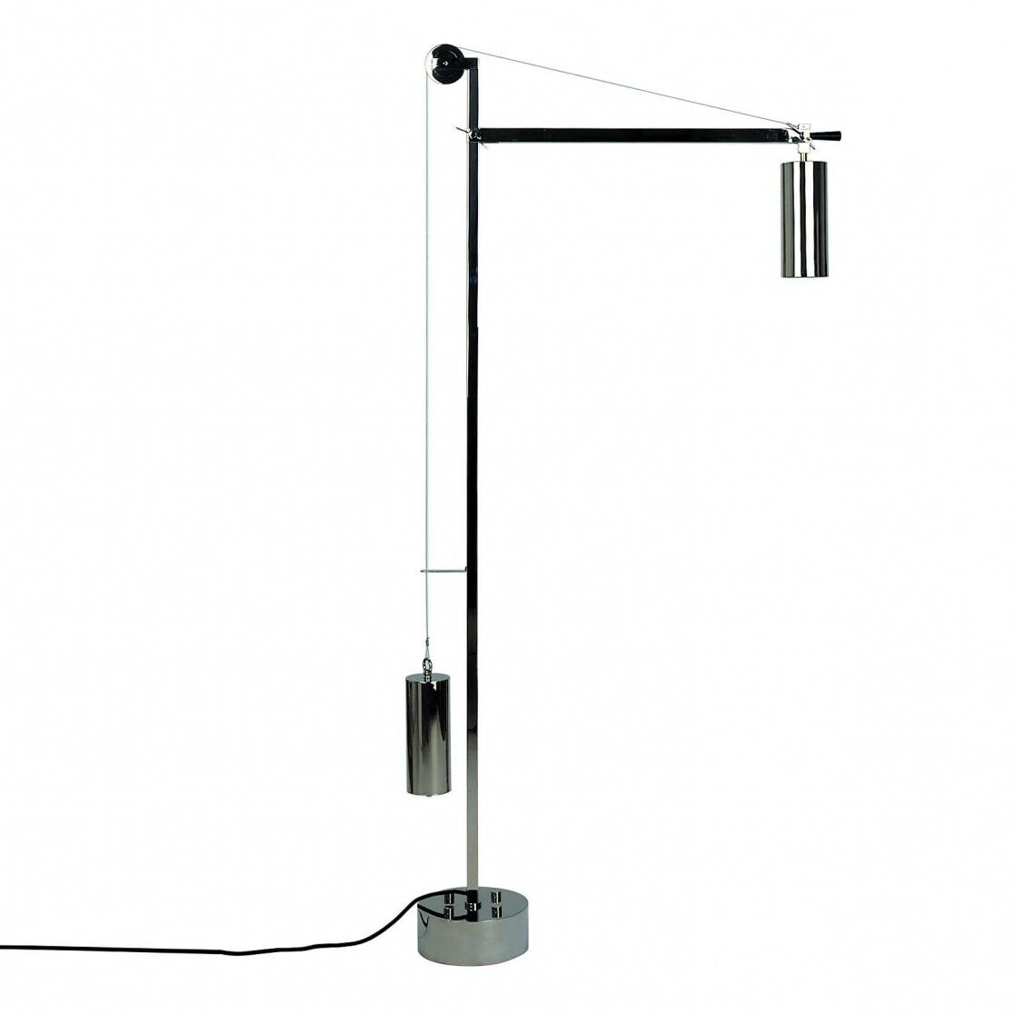 Tecnolumen Eb 27 Bauhaus Floor Lamp With Counterbalance
