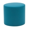Softline - Drum Stool / Side Table M - turquoise/Felt fabric 582/H 40cm / Ø 45cm