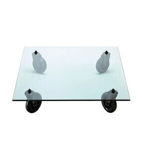 Fontana Arte - Tavolo Con Ruote salontafel 100x100cm