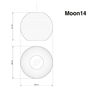 graypants - Moon - Suspension  - dessin au trait