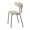 ferm LIVING - Herman - Chaise - naturel/bois de chêne huilé/structure noire/LxPxH 50x47x74cm