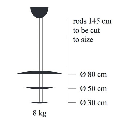 Catellani & Smith - Macchina Della Luce I LED - Suspension - dessin au trait