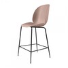 Gubi - Beetle Counter Chair - Tabouret de bar noir 108cm - rose doux/siège plastique de polypropylène/PxHxP 53,5x108x58cm/structure noir