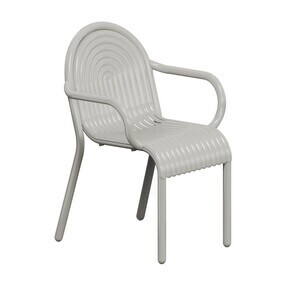 Tom Dixon - Groove tuinstoel met armleuningen