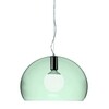 Kartell - Small FL/Y - Suspension - vert sauge/transparent/Ø38cm