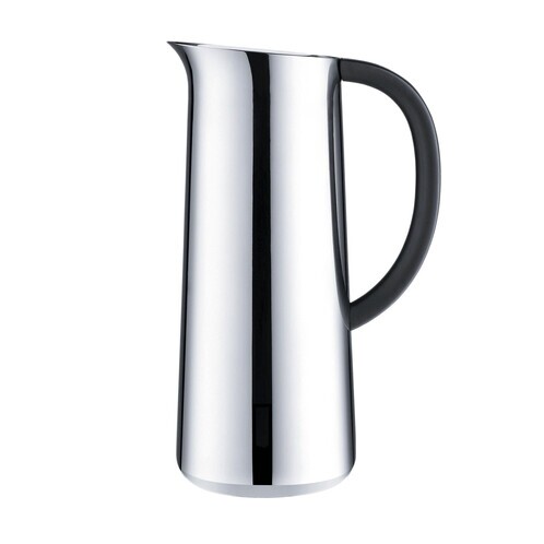 Alessi - Nomu Isolierkanne - edelstahl/glänzend poliert/LxBxH 17x11,7x29cm/100cl