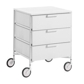 Kartell - Mobil 3 Container mit Rollen matt