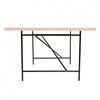 Richard Lampert - Eiermann 1 - Tafel midden - wit/eikenk./onderstel zwart///200x90cm