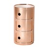 Kartell - Componibili 3 Container - copper/glossy/H 59cm/ Ø 32cm