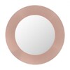 Kartell - Kartell by Laufen All Saints LED Mirror  - pink nude/transparent/Ø78cm/New color!