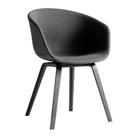 HAY - About a Chair AAC 23 armleunstoel onderstel eiken zwart