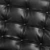 Knoll International - Barcelona Relax Chair - black/frame chrome/leather Venezia/Special Edition