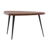 Cassina - Mexique - Console 118x80x70cm - noyer d'Amérique/piètement noir mat