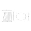 ClassiCon - Pli - Table d'appoint bas - dessin au trait