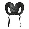 Moroso - Ripple Chair - carbon black/frame stainless s/matt