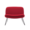 Softline - Java Sessel - rot/Stoff Vision 448/BxHxT 80x67x78cm/Gestell schwarz
