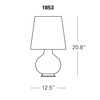 Fontana Arte - Fontana 1853 Medium - Lampe de Table - dessin au trait