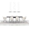 Vitra - Eames Plastic Armchair DAR gepolsterd H43cm