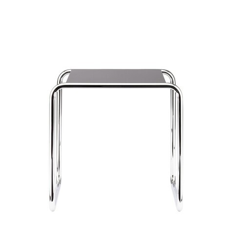 Thonet - Thonet B9a Side Table  - black/ frame chrome/MDF/45x39x45cm