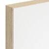 Moormann - Moormann Tagedieb - Lit avec tête de lit 180x200cm - blanc/crampons gris pierre/LxPxH 213.4x184.7x81.5cm/sans matelas ni sommier