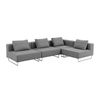 Softline - Ohio Cushion 62x45cm - light grey/felt 620
