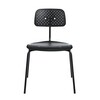 Engelbrechts - Kevi 2060 Air - Stoel - zwart/gelakt/HxBxD 79x53x51cm/onderstel zwart