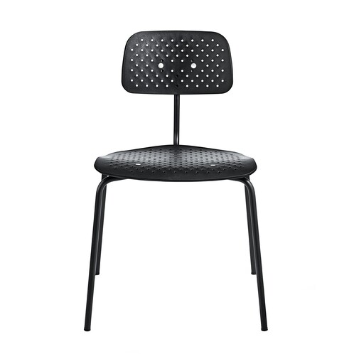 Engelbrechts - Kevi 2060 Air Chair - black/lacquered/HxWxD 79x53x51cm/frame black