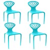 Moroso - Supernatural Stuhl 4er Set - türkis/matt