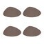 Hey-Sign - Set de 4 sets de table Stone 34x29cm