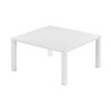 emu - Round - Tuin Bijzettafel - wit/poedercoating/80x80x42cm lxbxh