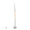 Kundalini - Shakti 200 Floor Lamp - white/plexiglass/frame stainless steel satin/H 205cm/Ø 14cm