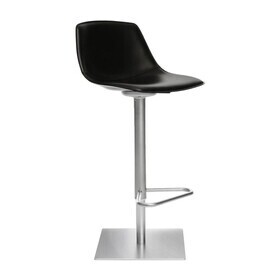 Lapalma - Miunn S104 Barhocker Sitzfläche Leder 75-100cm