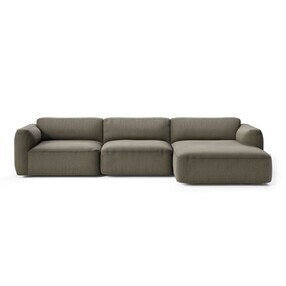 &Tradition - Develius Mellow 3-Sitzer Sofa Chaiselongue rechts