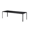 Zeus - Tavolo Dining Table 240x90cm - black silk mat/linoleum