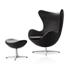 Fritz Hansen - Egg Chair/ Das Ei Fußhocker Leder