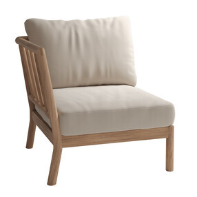 Fritz Hansen - Skagerak Tradition Outdoor Sofa End Module