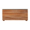 Conmoto - Forte Cushion Box L - natural/anthracite/Kambala wood (like Teak)/171x91x69cm
