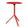 Plank - Miura Side Table - rouge / Ø60cm/mat/table pliante