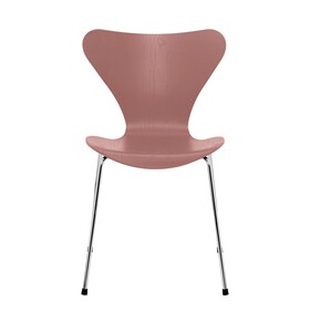 Fritz Hansen - Serie 7™ stoel geverfd essenhout onderstel verchoomd