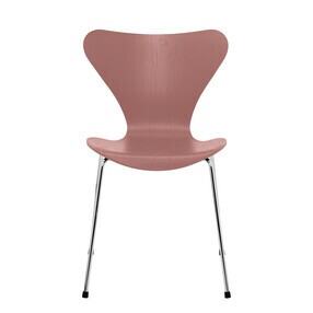 Fritz Hansen - Serie 7™ Stuhl gefärbte Esche Gestell Verchromt