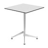la palma - Seltz Folding table 60x60cm - white/HPL laminate/H 72cm