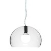 Kartell - Small FL/Y - Suspension - cristal/transparent/Ø38cm