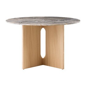 Audo - Androgyne Dining Table Ø 120cm marble
