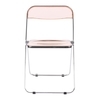 Castelli - Plia Folding Chair - smoke light pink