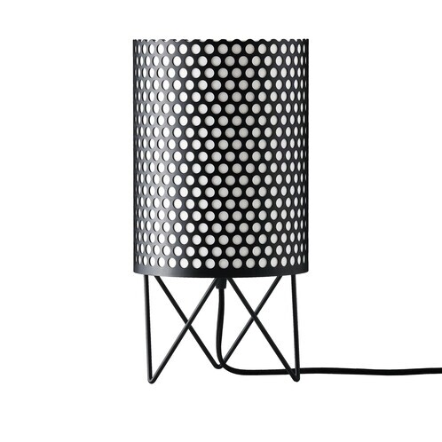 Gubi - Pedrera ABC PD4 Table Lamp - black/lacquered/Ø 18,5cm/cable black
