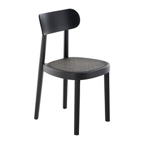 Thonet - 118 stoel met vlechtwerk Dark Melange