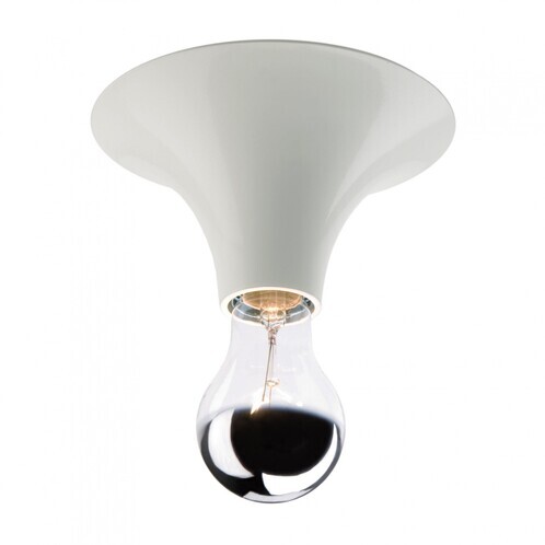 Mawa Design - Etna Ceiling Lamp - white/matt/H 9cm, Ø 16,5cm/excl. illuminant