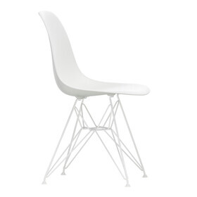 Vitra - Chaise Eames Plastic DSR structure blanc